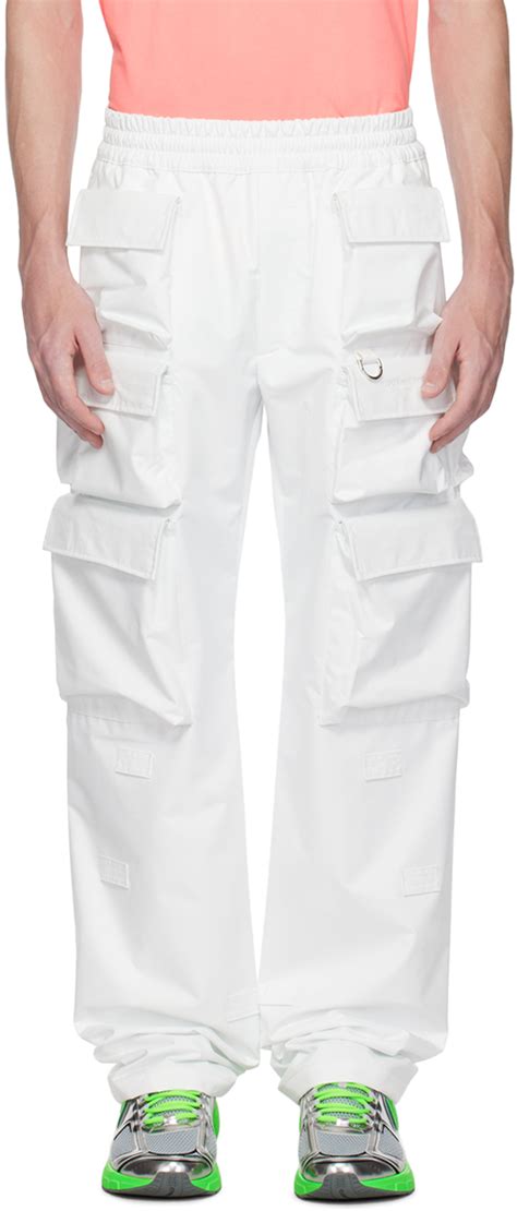 givenchy track pants white|givenchy cargo pants.